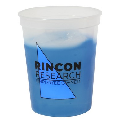 16 oz. Cheer Color Changing Stadium Cup (2 Color Imprint)