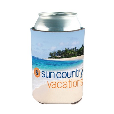 Cooler Pocket Can Coolie Full Color US Material Imprinted Beverage Insulator