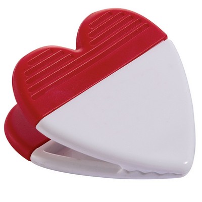 Heart-Shaped Magnetic Power Clip