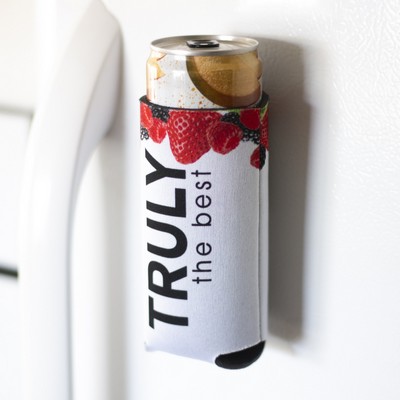 Full Color 12 oz Slim Magnet Can Cooler